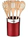 Kitchen Tool Set Red 6pc