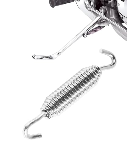 SCUARI Motorcycle Kickstand,Kickstand Spring,Car Accessories Motorcycle Kickstand Spring,4.01inch Chrome Kickstand Spring,Motorcycle Kickstand Jiffy Stand Spring,Replace #50005-85A,Fits Most Models