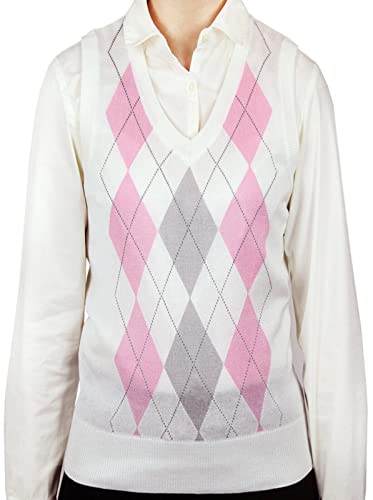 Image of Blue Ocean Womens Argyle Sweater Vest