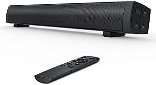 Computer Speakers, Wired & Wireless PC Sound bar, 2.0 Channel Desktop Speakers Stereo