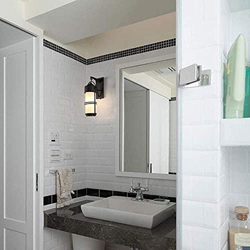 Focos de pared antioxidantes E27 impermeables con cristal protector para iluminación exterior 4