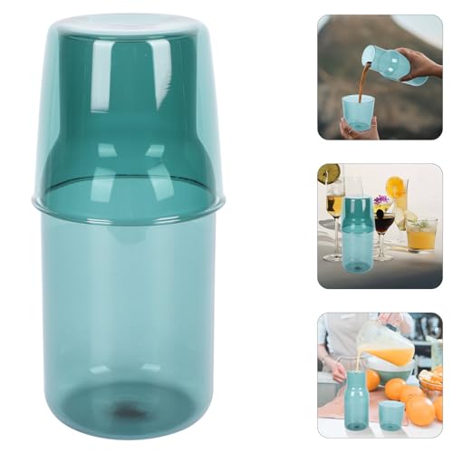 Vaso de vidrio azul celeste Vosarea de 0.3 oz miniatura 5