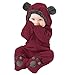 Dwevkeful Baby Strampler Schneeanzug Junge Mädchen Overall Cartoon Jumpsuit Winter Babykleidung mit Kapuze Winter Warm Outwear Outfits