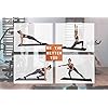 BuddyHit Slide Board - Home Gym Equipment for Workout and Balance Cardio Exercise- Fitness Deluxe Edition with Lycra Gloves and Shoe covers - 7.5 Feet Made in Taiwan