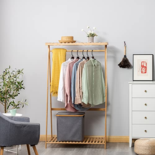 Shuoxiang  Hanging - Bamboo Garment Rack - Image 3