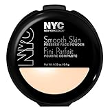 N.Y.C. New York Color Smooth Skin Pressed Face Powder, Translucent, 0.33 Ounce by N.Y.C.