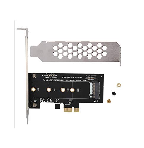 MZHOU NVME M.2 SSD M Key to PCI-e 3.0 x1 Host Controller Expansion Card,Supports M2 NGFF PCI-e 3.0, 2.0 or 1.0, NVME or AHCI, M-Key, 2280, 2260,... - Image 4