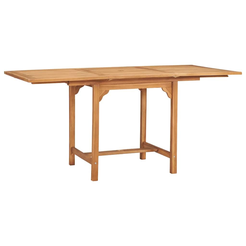 Gruppo da giardino in legno massello in teak, 5 pezzi