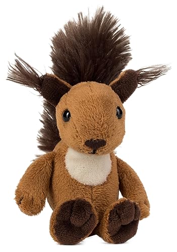 Schaffer Knuddel mich! Magnet Kuscheltier Eichhörnchen Luzy, 12x6x8 cm, Braun