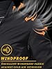 TACVASEN Mens Jacket Lightweight Casual Bomber Jackets Black Winter Coat Warm Waterproof Windbreaker for Work Outdoor Black,3XL #4