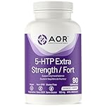 AOR 5-HTP Extra Strength 90 Capsules 30-Day Supply - Vegan, Dairy-Free & Non-GMO - Serotonin & Tryptophan Supplement with Griffonia Extract - Promotes Relaxation, Balanced Lifestyle & Restful Sleep