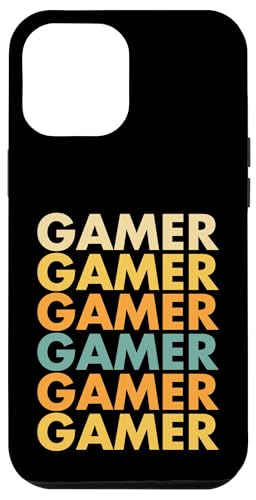 Coque pour iPhone 12 Pro Max Gamer, gaming, style rétro