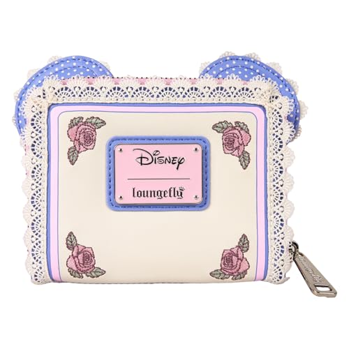 Loungefly Disney Minnie Floral and Lace Ears Zip Around Wallet2