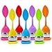 Bekith Tea Infuser - Set of 7 Silicone Handle Stainless Steel Strainer Drip Tray Included - Loose Tea Steeper - Best Tea Infuser for Loose Leaf or Herbal Tea