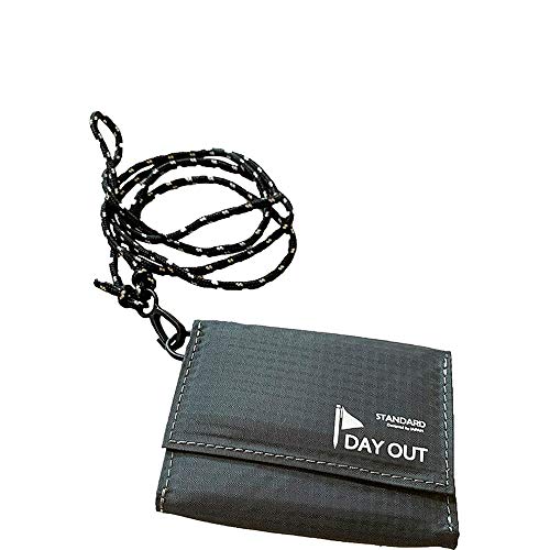 グランジャパン 【DAY OUT】ZeNY-2way Neck Compact Wallet/ゼニー-2way ネックコンパクトウォレット GRAY W9.5×H7.5×D1.5cm DO-021の商品画像（Amazon）