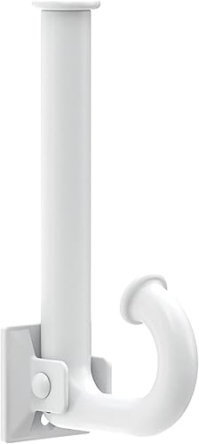 Franklin Brass B45627M-PW-R Gancho cuadrado extensible de pared individual en blanco puro