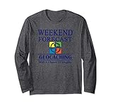 GEOCACHER Weekend Forecast Geocaching Langarmshirt