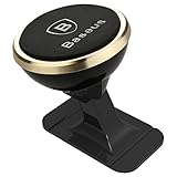 Baseus 360-Degree Universal Magnetic Car Mount Holder for Car Dashboard - Gold