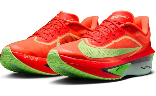 Nike Nike W Zoom Fly 6 Running ShoesWomen, Bright Crimson Cave Purple Lime Blast, 7.5 US