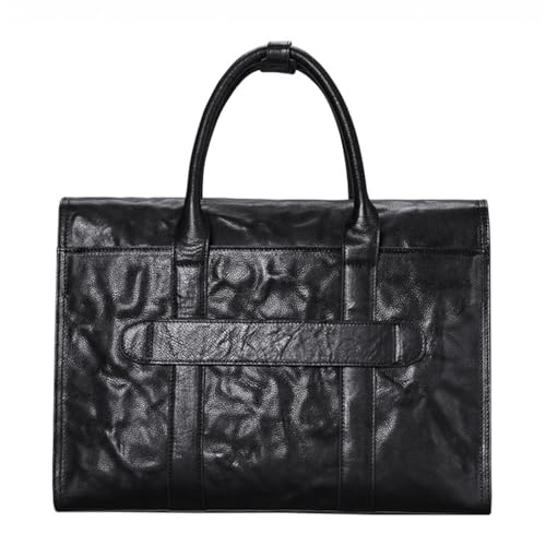 Men's Bags Leather Men's Handbags Large Capacity Horizontal Computer Bag Layer Cowhide Business Briefcase3