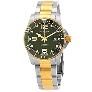 Longines Hydro Conquest Automatic Green Dial L3.781.3.06.7