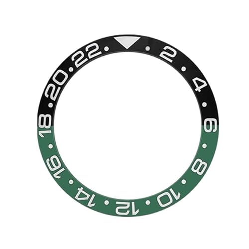 1�� 38mm �u���[�O���[�� �����Z���~�b�N�x�[���C���T�[�g SKX007 SRPD ���v�P�[�X 38x30.6mm �J�[�u�h(02 Green Luminous)