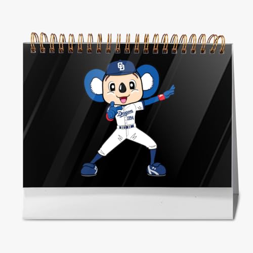 2026年 卓上カレンダー 中日ドラゴンズ 野球応援 デスクトップ カレンダー 小型 月間 書き込み 計画整理用 おしゃれ 記念品 プレゼント 2025年9月?2026年12月