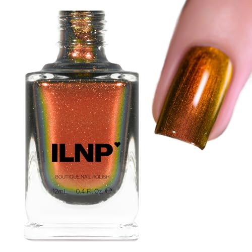 ILNP Abundance - Red, Orange, Bronze, Gold Ultra Chrome Color Shifting Nail Polish