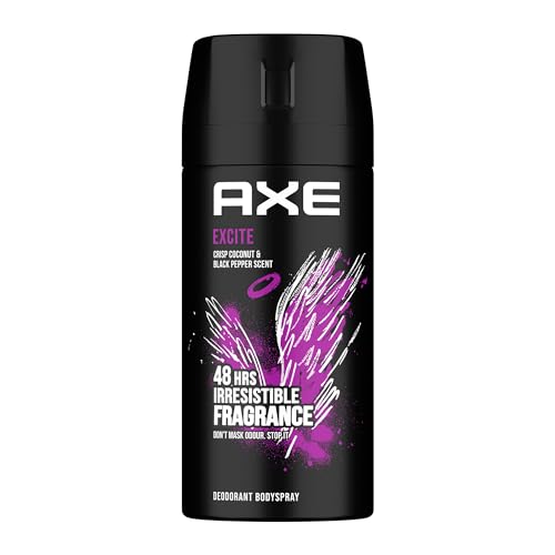 Axe Mini Men Deodorant Body Spray Excite 48 hours of irresistible fragrance 120ml