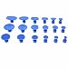 PIDINGER PDR Paintless Dent Repair NylonTabs Hail Removal 18Pcs Blue