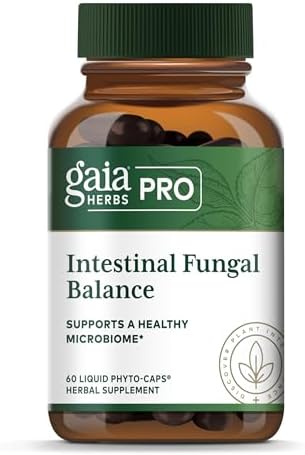 GAIA HERBS PRO Intestinal Fungal Balance, 60 Vegan Capsules, 60 S...