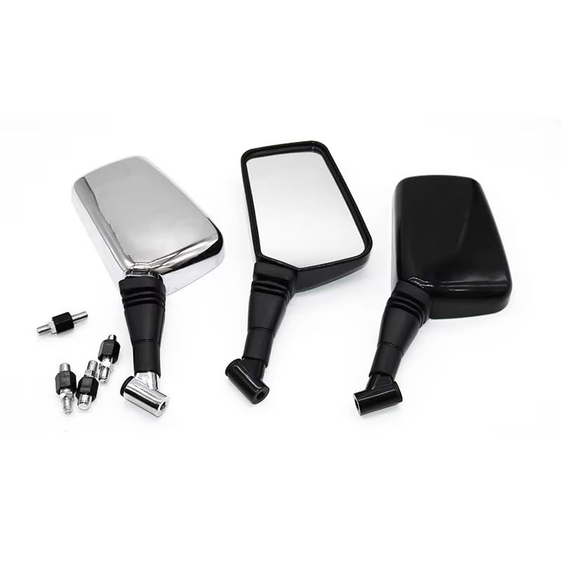 Retrovisores de moto negros para rutas en carretera compatibles con VT600 y Hornet 2