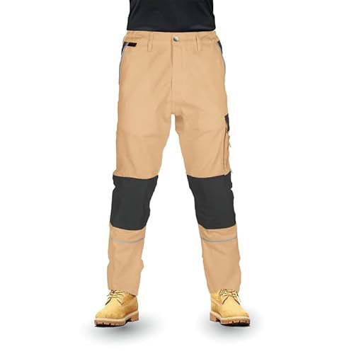 TMG® Robusti Pantaloni da Lavoro da Uomo | Cachi |...
