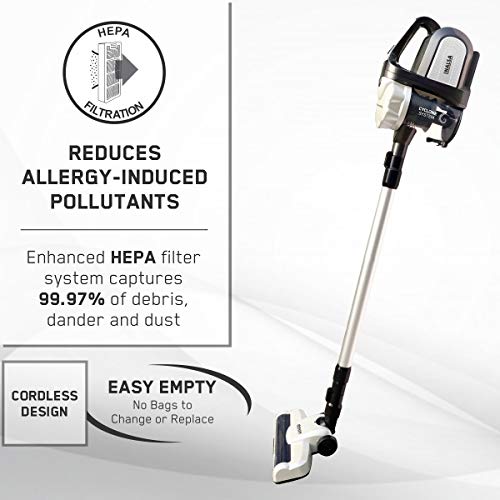 Inalsa Bagless Cordless Vacuum Cleaner Kardia with Hepa Filtration