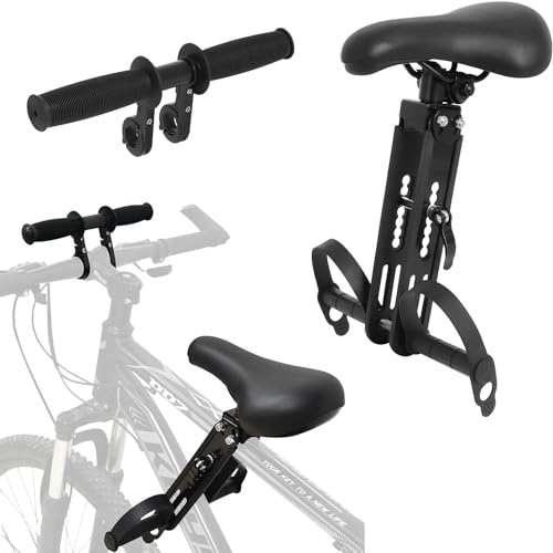 Gekufa Fahrradsitz Kinder Vorne, Kindersitz Fahrrad Vorne mit Lenker und...