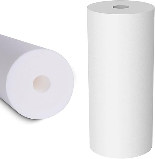 BIOTIC WATER 20 Inch Spun Filter 4.5 Inch, Big Blue Jumbo PP Spun Pre Filter Cartridge, High Density, 5 Micron Suitable for Whole House Water...