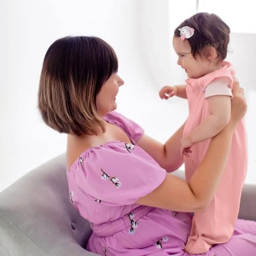 Mama Cheetah Baby Sleep Sack 0.5 TOG, Organic Cotton Baby Wearable Blanket, Swaddle Transition Baby Sleeping Bag, Boy Girl Newborn Infant, L (12-18 Month), 3-Pack — view 3
