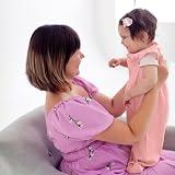 Mama Cheetah Baby Sleep Sack 0.5 TOG, Organic Cotton Baby Wearable Blanket with Two-Way Zipper, Swaddle Transition Baby Sleeping Bag for Newborn Infant Toddler Boy Girl, 12-18 Months