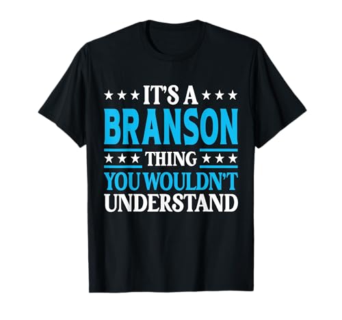 Branson Surname Funny Family T-Shirt