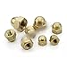 Produktbild 1-20 teile/los DIN1587 messing Hutmuttern m3 m4 m5 m6 m8 m10 m12 Kupfer Bronze Messing Hutmutter Eichel Kuppelkopf Sechskantmuttern-M8 5 stücke