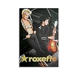 HWUEWQLERJI Roxette Poster, Wandkunst, Vintage-Poster, 