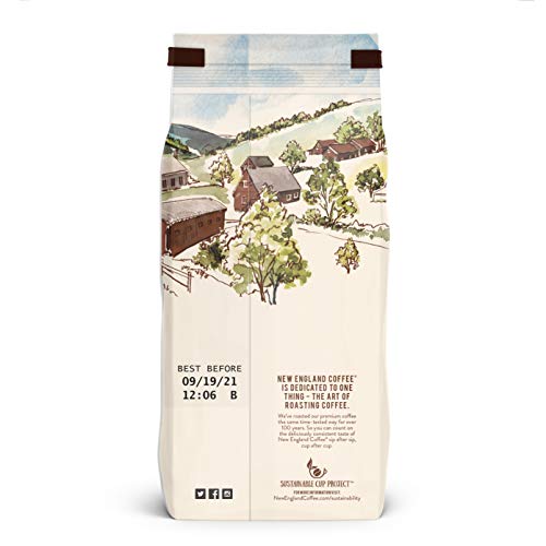 New England Coffee Caramel Macchiato Medium Roast Ground Coffee 11 Ounce Bag #TOP1