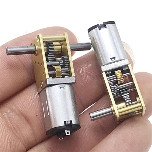ZKLGS Stepper Motor, DC 3V 6V 12V Micro Gear Motor Slow Speed Metal Gearbox Reducer N20 Electric Motor 4 7 8 13 15 16 26