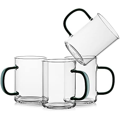 LUXU Glass Coffee Mugs Set: Durable and Safe Cover