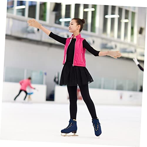 FRCOLOR Eiskunstlauf Handschuh Mit Strasssteinen Für Damen Eiskunstlaufhandschuhe Aus Hochwertigem Material Performance Handschuhe in Hautfarbe