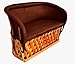 Love Seat Equipal Furniture Handmade By Equipales San Jose Black Color Mexican Traditional Style Ideal for your home, house, garden, office, restaurant, hotel, bar, beach, living room, bedroom