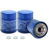 3PCS Oil Filter - Upgraded Version CMDOCK 15400-PLM-A02 + Washers,Compatible with Honda