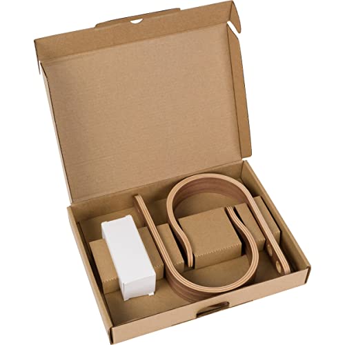 2 X Waveply Wood Curtain Holdbacks Plywood Drapery U Shaped Hook Tiebacks For Wall (Walnut) #TOP7