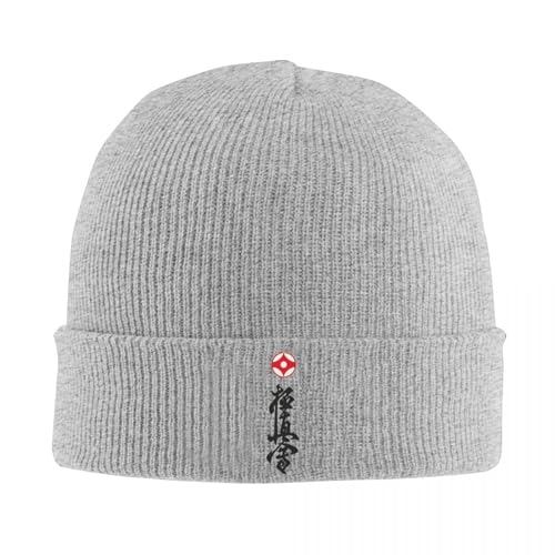 UREYFGO Moda Kyokushin Karate Gorro Gorro de Punto Deporte Elástico Hombres Mujeres Gorras Unisex Otoño Calle Gorro Cumpleaños Regalo al Aire Libre Regalo