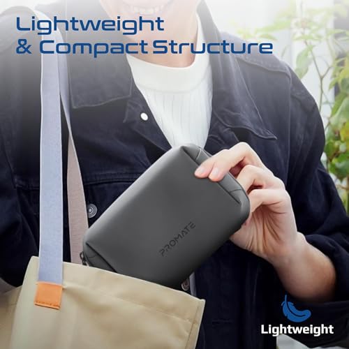 شنطة منظمة ميني تيك مع جيوب متعددة، مصنوعة من مادة البولي يوريثين المتينة والمقاومة للماء، بتصميم خفيف الوزن وصغير من بروميت